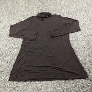 Eileen Fisher Dark Brown Turtleneck Sweater